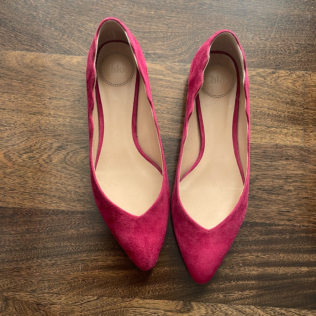 Nwob Chloe Laurena Suede Flats